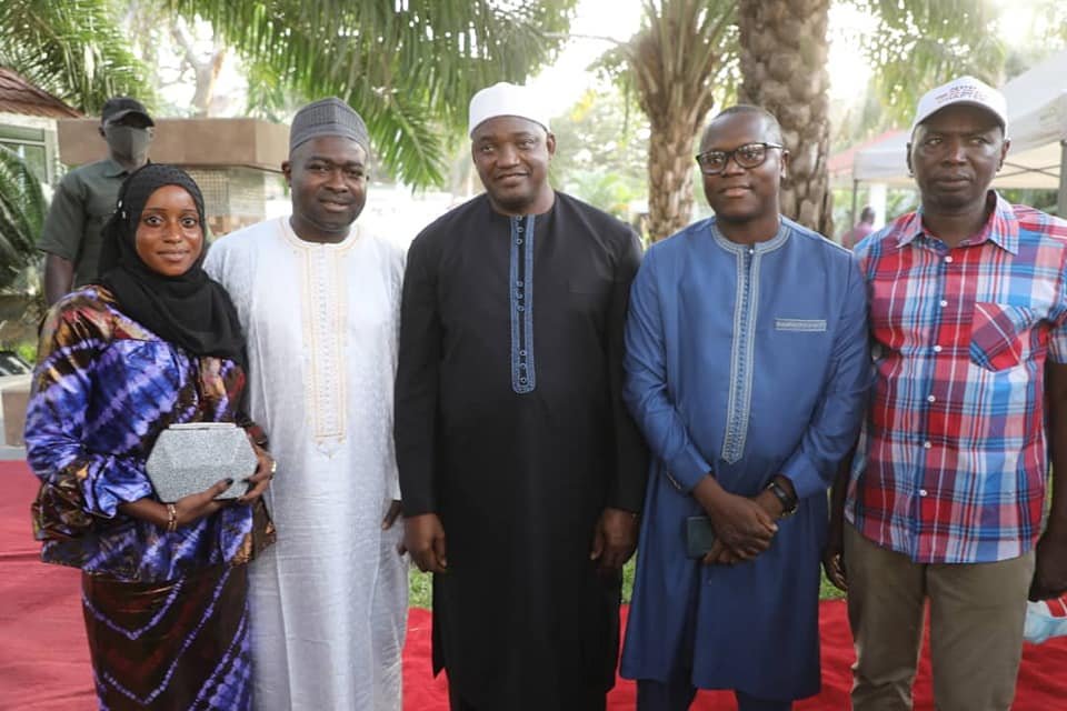 ColleySaihou's tweet photo. Celebration Lunch at State house with H.E President Barrow and dignitaries. In the Pictures, Honourable Suntou Touray and Brother Sulayman Camara.
NPP is blessed with great Minds. https://t.co/ZLRAnWLg9P