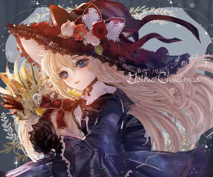 「 ゴシッククリスマス魔女 」wip
クリスマスのリースとリボンがモチーフの、
ゴシックロリータ魔女のクリスマスコーデ
イラストです。
#ゴシックロリータ #クリスマスイラスト
#アトリエの系譜S 