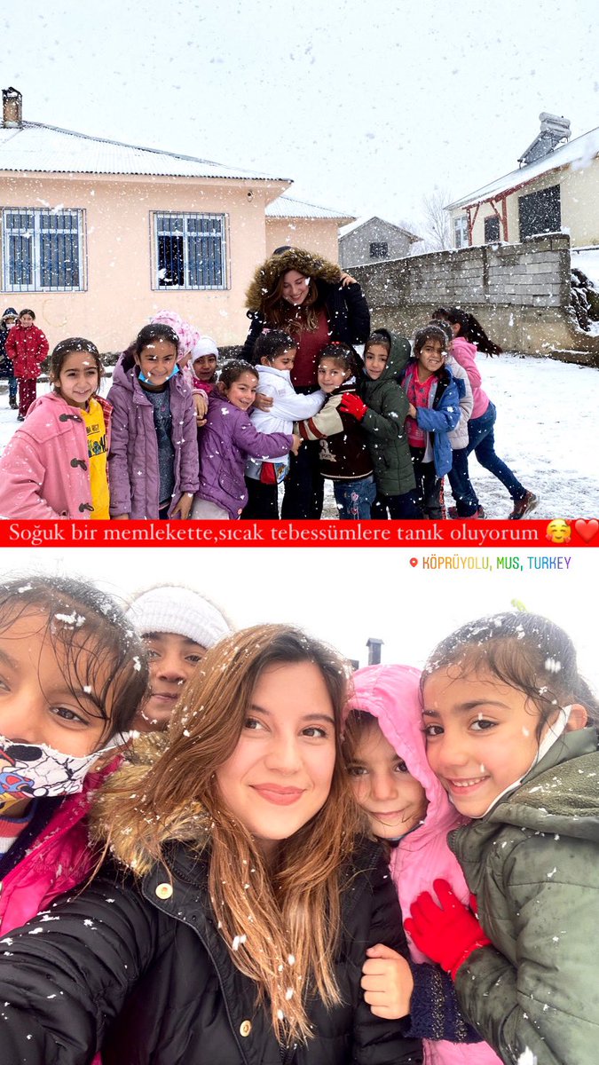 Soğuk bir memlekette, sıcak tebessümlere tanık oluyorum❤️🥰