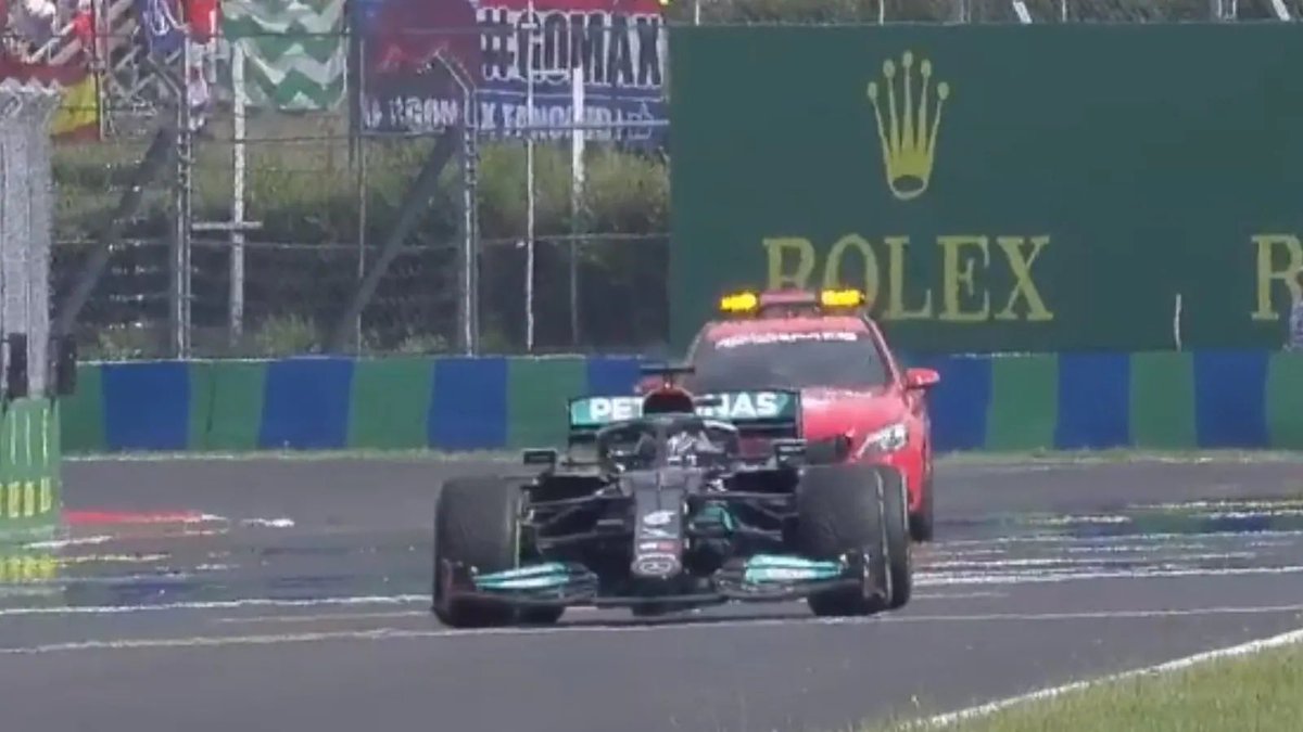 The F1 season has been so crazy I genuinely forgot Hamilton started a race on his own