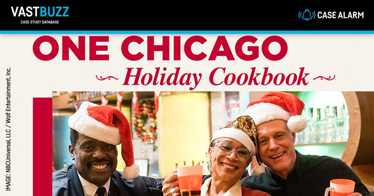VAST_MEDIA's tweet photo. Hey #VASTBUZZ users! We've added another case to our platform. Check out "One Chicago Holiday Cookbook" today:

https://t.co/RFKfRsBs78

@WolfEnt @nbc @NBCOneChicago #OneChicago #cookbook #holidayrecipes #ChicagoFire #ChicagoPD #ChicagoMed https://t.co/zliLt1Ysg8