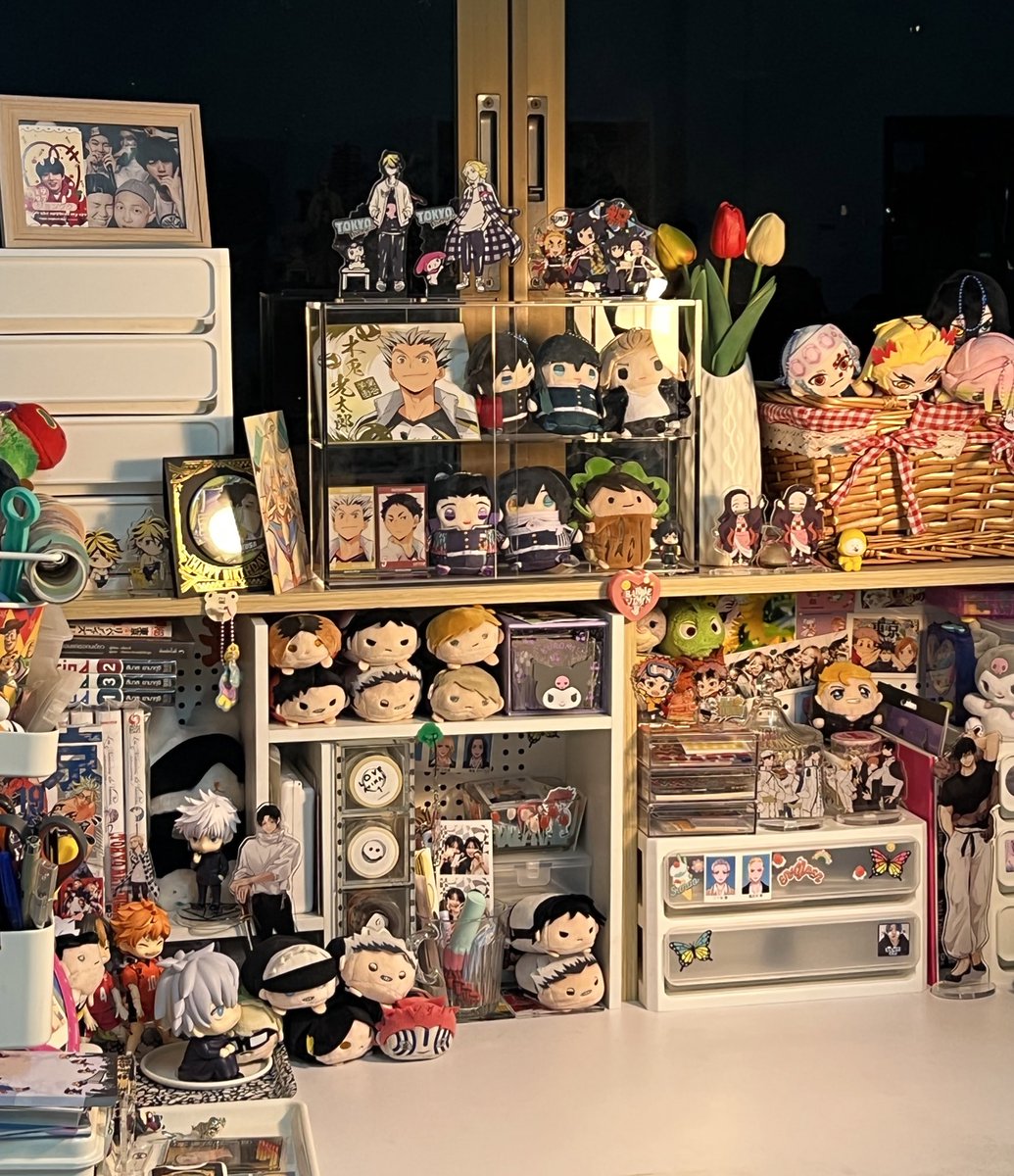 baconxcherry's tweet image. เอาล่ะอยากอวดมากกกก ซื้อตู้บานเลื่อนจากมูจิมาใหม่ใส่มาเมะได้พอดีน่ารักมากเลยอ่ะ ยิ่งตั้งบนโต๊ะ กุจะล้ม ช่วยด้วย🥺🫀