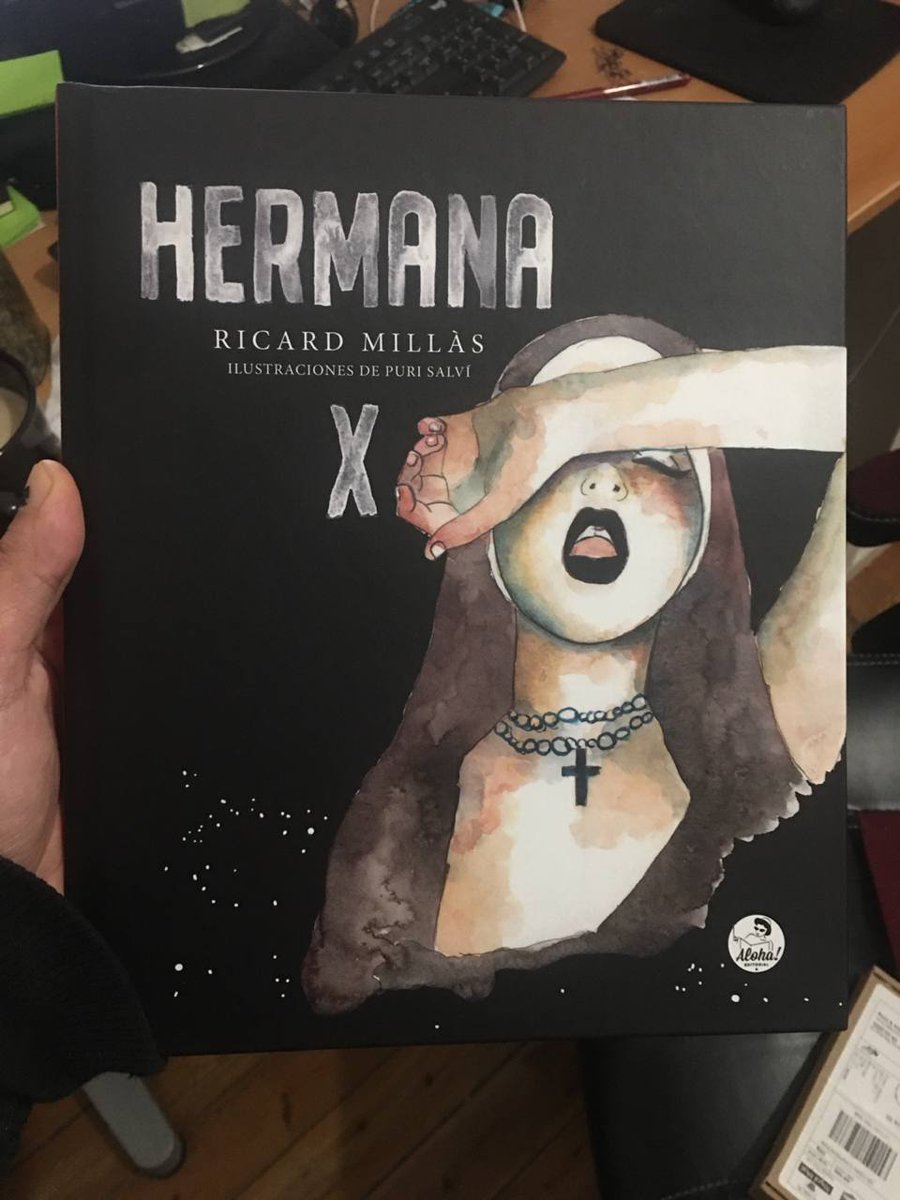 Ricard_Millas's tweet photo. Les he mandado un ejemplar de Hermana X a @Satanistas_esp y al parecer les ha llegado. ¡Gracias por la foto, sataners! #HermanaX #libros #LibrosRecomendados https://t.co/NfxcFaFhqy