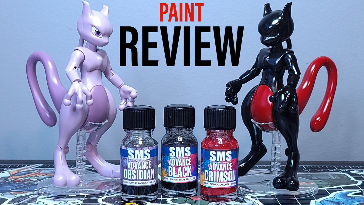 GunplaJ's tweet photo. New Video Alert! My paint review for the new @smspaints advance line is out now on the channel! 

https://t.co/BSeFF86ywN

#youtube #smspaints #smsadvance #paintreview https://t.co/xMuJYv6LRn