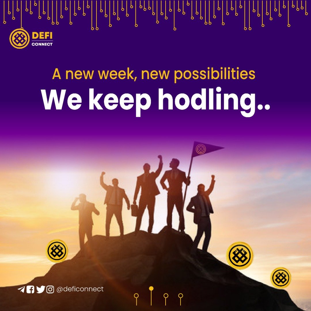 deficonnect's tweet photo. This week...

We keep #Hodling💪🤝

#dfc #defconnect https://t.co/xFQRFPEo3g