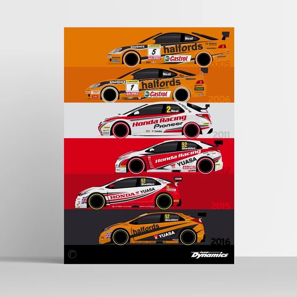 RLineDesigns's tweet photo. Happy Birthday to @MattNealRacing… Possibly my most illustrated @BTCC driver! #mattneal #btcc #artwork https://t.co/M57AhX6Ef8