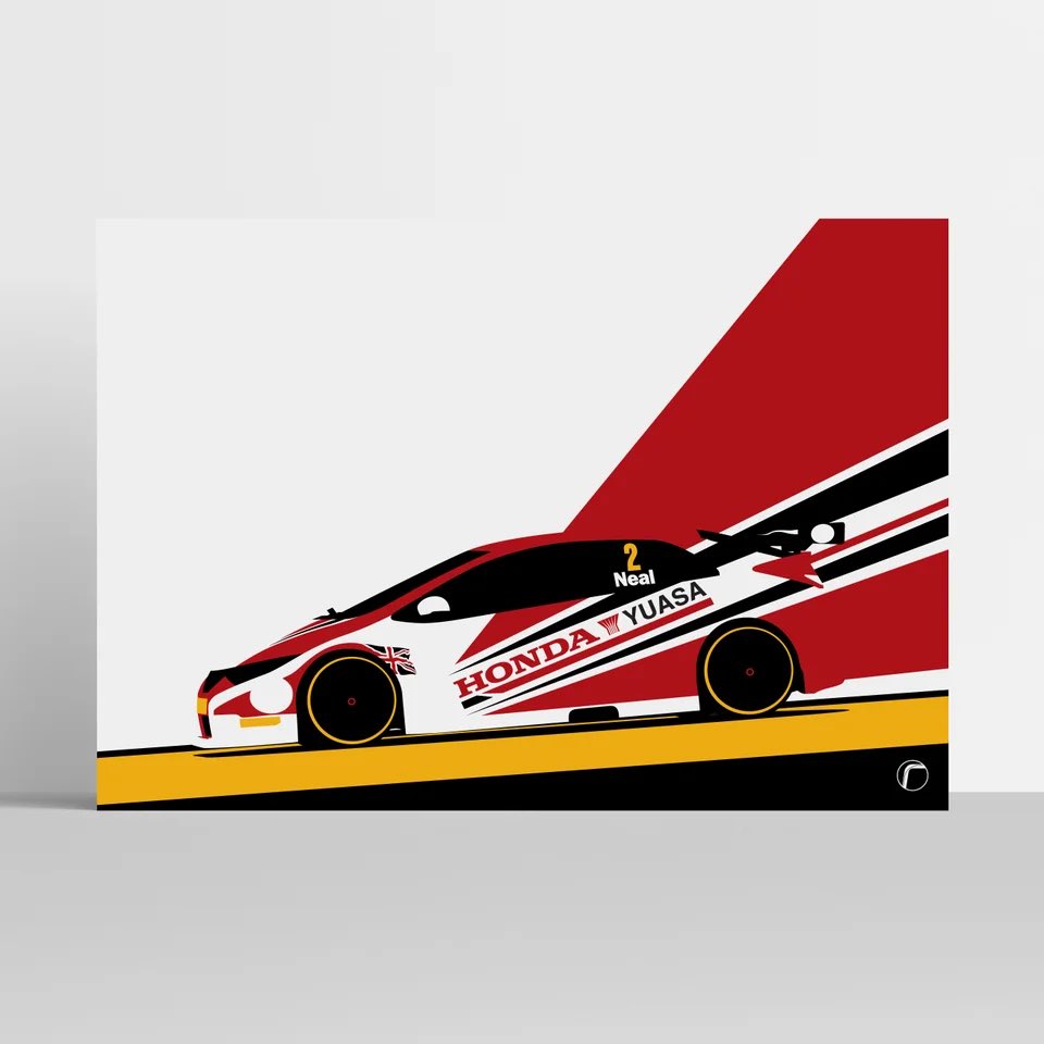 RLineDesigns's tweet photo. Happy Birthday to @MattNealRacing… Possibly my most illustrated @BTCC driver! #mattneal #btcc #artwork https://t.co/M57AhX6Ef8