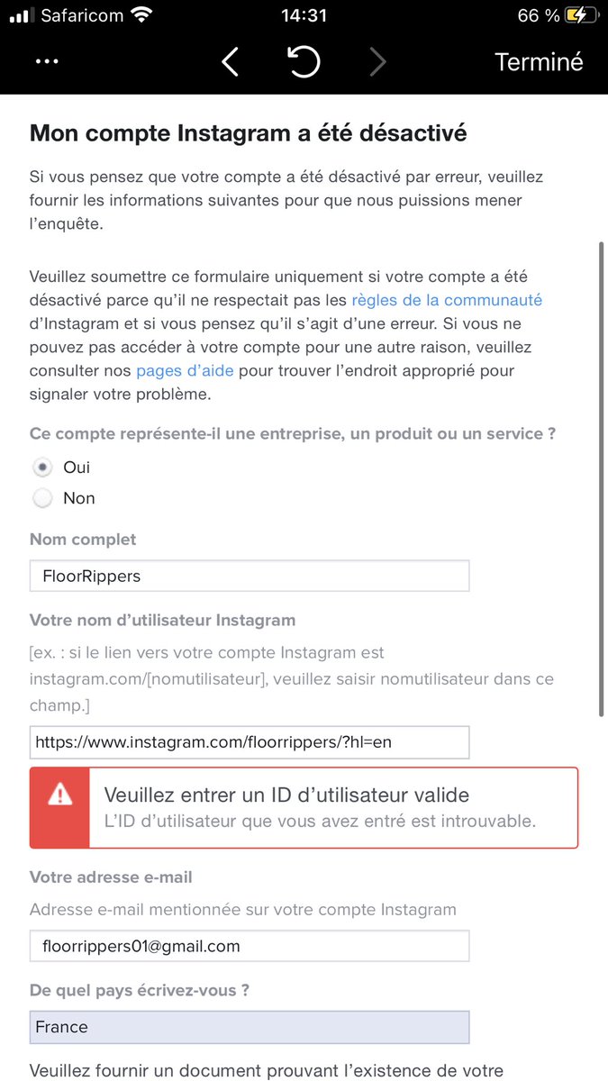 FloorRippers's tweet photo. @instagram @Andykiyan Could you please have a proper help center????? This so fucked up!! You blocked my professional account for no reason!! Obviously the ID can’t be fond as you shut me down for no reason!!! https://t.co/FyB6KYpEwO