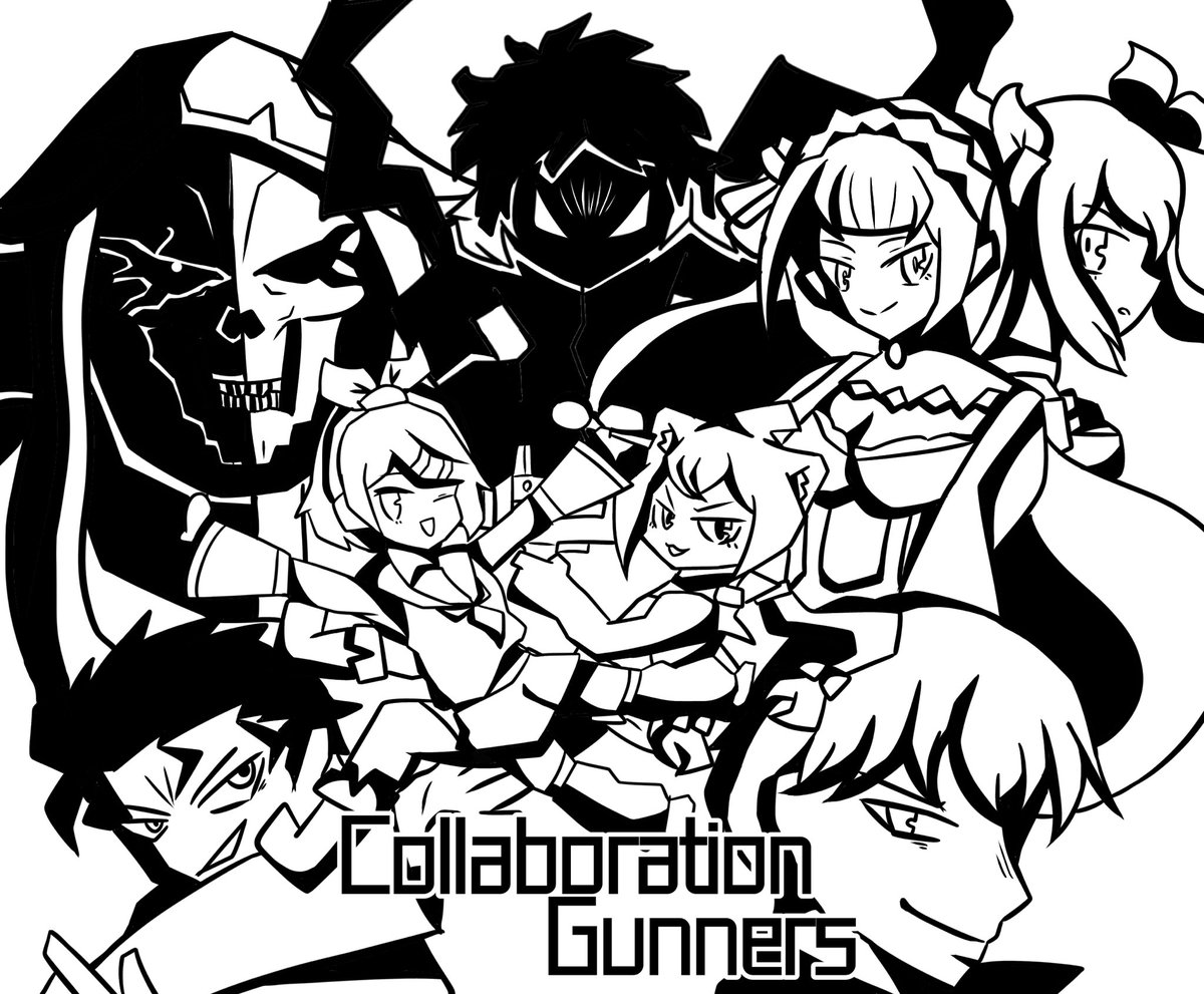 #皆さんラフと完成絵を見せてください
ラフ、線画、完成 