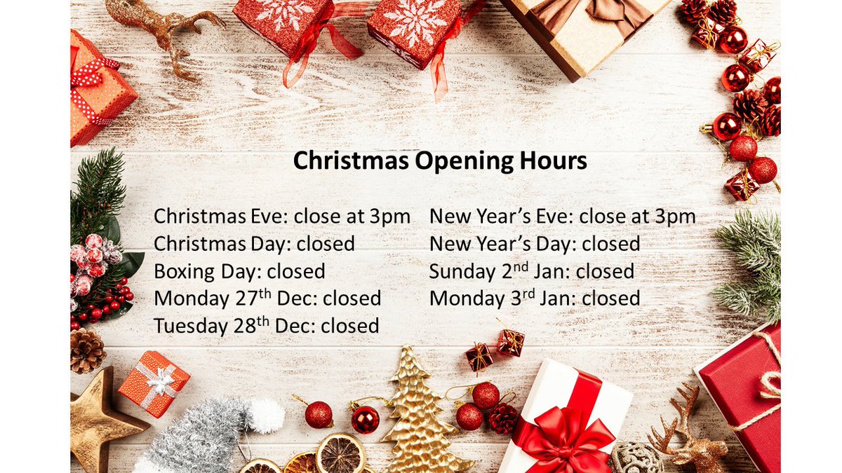 Wishing you all a joyful festive season.