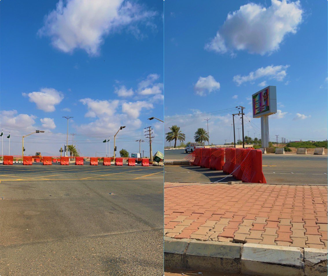 LlEV_HALi's tweet photo. "أملاً في إصلاحها بعد تعطلها لاسابيع"
إقفال الإشاره الجنوبيه بمثلث حلي
مما أثار تذمر الأهالي ، ومطالب بضرورة فتحها وتشغيلها.
فهي شريان حيوي يربط شرق حلي بغربه. https://t.co/RMKWYsjUXC