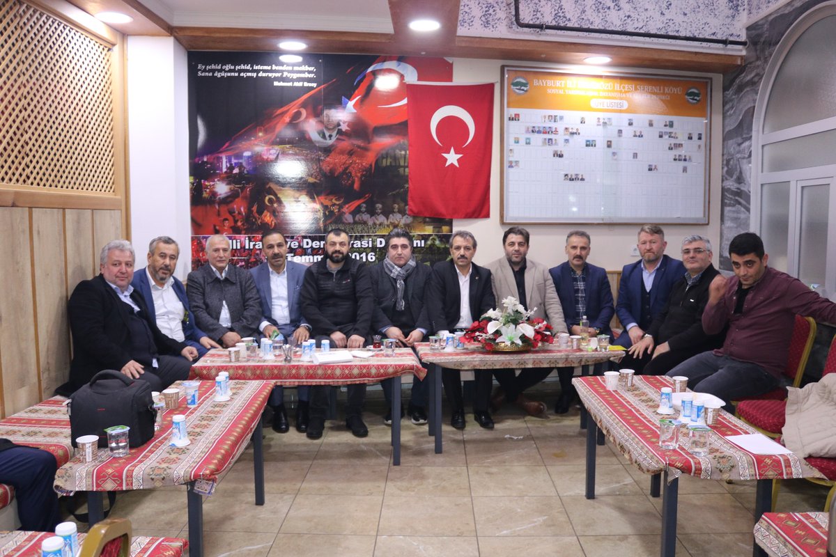 BayburtDrnk1947's tweet photo. Bayburt Serenli Köyü Kültür ve Yardımlaşma derneğimizin düzenlemiş olduğu Geleneksel Sıla Gecesine Genel Başkanımız Sn. Hicabi Durmuş, Yöneticilerimiz ve Şube Başkanlarımız ile birlikte Sıla gecesinde hemşerilerimiz ile birlikte bir araya geldik.

#BayburtKültürveYardımDerneği https://t.co/q8D8Ahxne3