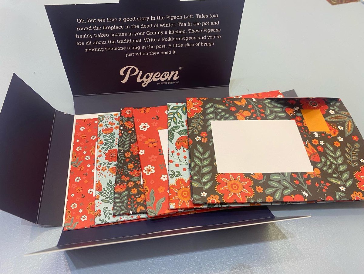 For any fans of writing, crafting, or just beautiful stationery, we’ve got the perfect stocking filler! 
These <a href="/pigeonposted/">Pigeon</a> packs are 2 in 1 letters and envelopes inspired by origami and the variety of patterns and colours are gorgeous!