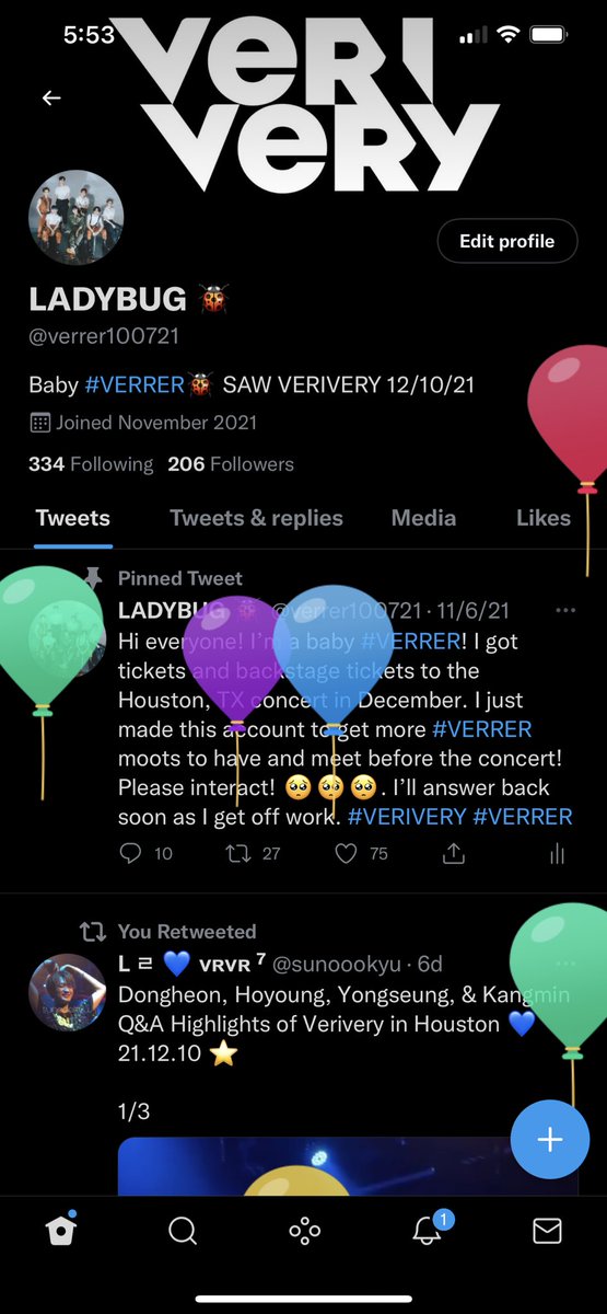 verrer100721's tweet photo. I’m 25 today! Y’all look who my aunt sent me from #VERIVERY for my bday wish! #DONGHEON! So cute! https://t.co/V0dE4Pxr9b