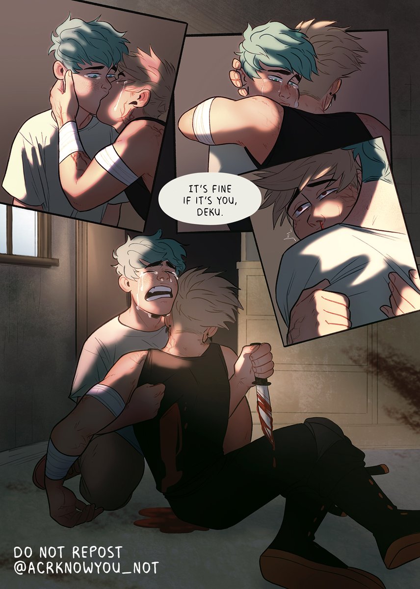 CW: MCD / blood / death

Finally posting my piece for <a href="/bkdkapocalypse/">Contagion: A BKDK Zombie Zine | COMPLETE 🧟‍♀️</a>! Today flavour is pain🧡💚