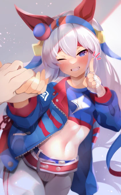 「さぁ、ウチとてっぺんとったるで!!!」
#ウマ娘 #タマモクロス 