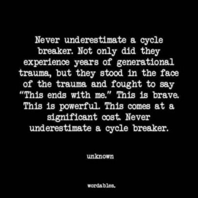 A show if hands in the comments if you're the cycle breaker in your family ✋

📸 <a href="/wordables/">Wordables</a>