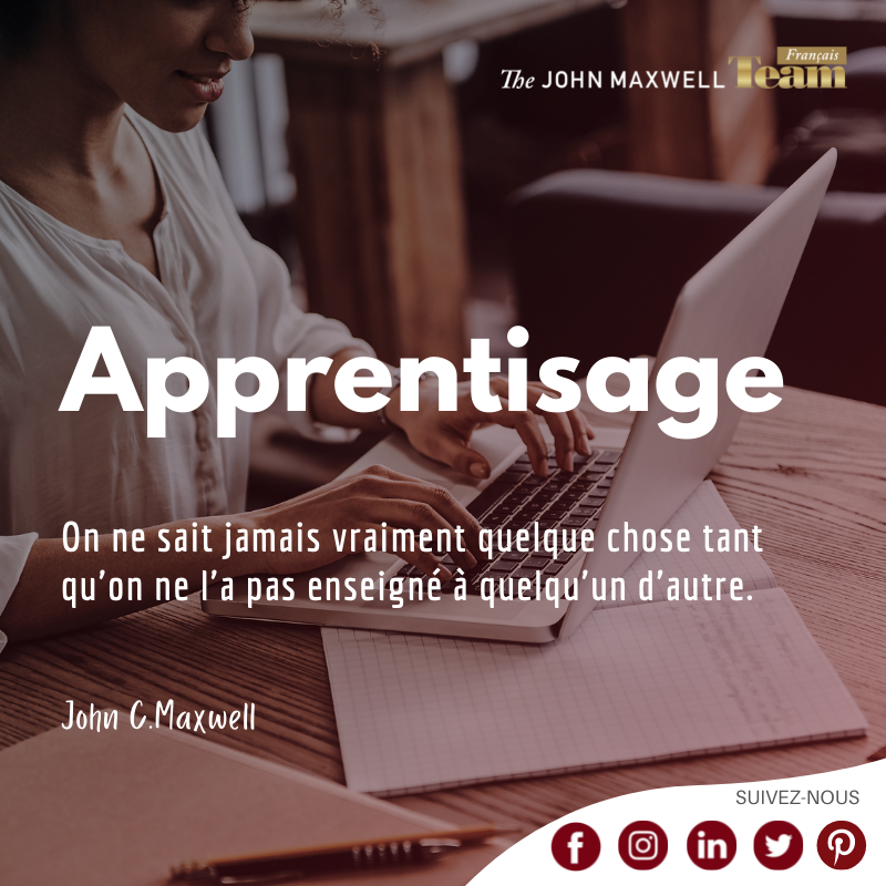 MLCT_FR's tweet photo. "On ne sait jamais vraiment quelque chose tant qu'on ne l'a pas enseigné à quelqu'un d'autre." John C.Maxwell
En savoir plus : https://t.co/tHAJz6p6Ar
#JMTF #methodemaxwell #jmtfrancais #coach https://t.co/QF0Yjk079z