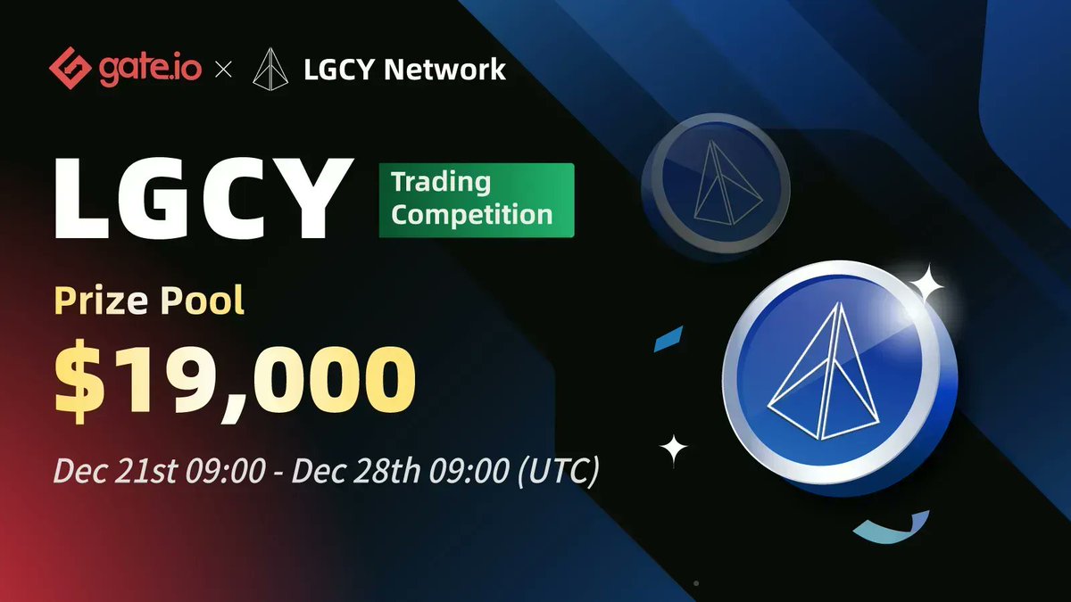 Gate.io (@gate_io) on Twitter photo #Gateio <a href="/LGCYNetwork/">LGCY Network</a> Trading Competition🎉
💎A prize pool of $19,000 #LGCY
⏰Time: Dec 21st 09:00 - Dec 28th 09:00 UTC
👉Participate now:gate.io/questionnaire/…
👉Details: gate.io/article/24387/…
👉Giveaway: gate.io/en/article/243… #Gateio <a href="/LGCYNetwork/">LGCY Network</a> Trading Competition🎉
💎A prize pool of $19,000 #LGCY
⏰Time: Dec 21st 09:00 - Dec 28th 09:00 UTC
👉Participate now:gate.io/questionnaire/…
👉Details: gate.io/article/24387/…
👉Giveaway: gate.io/en/article/243…