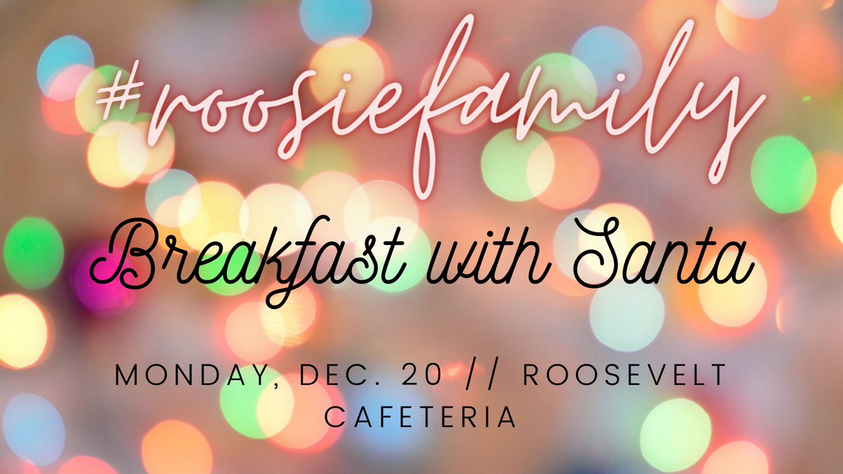 roosiefamily's tweet photo. Today is the day ! ! 
.
Join us for Breakfast with Santa TODAY!
.
We hope to see you there!
.
#roosiefamily #mpscore https://t.co/7VJporK8af