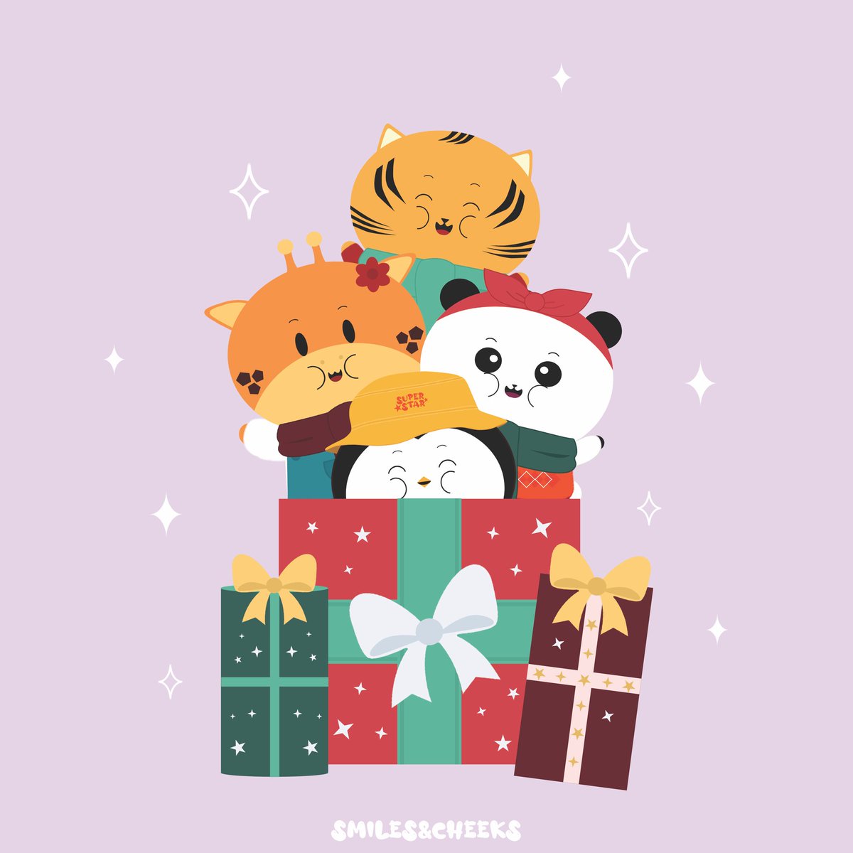 The cutest surprise! 💖 

#SmilesnCheeks #christmas #christmasgift #surprise #cuteart #kawaii #Christmasgifts
