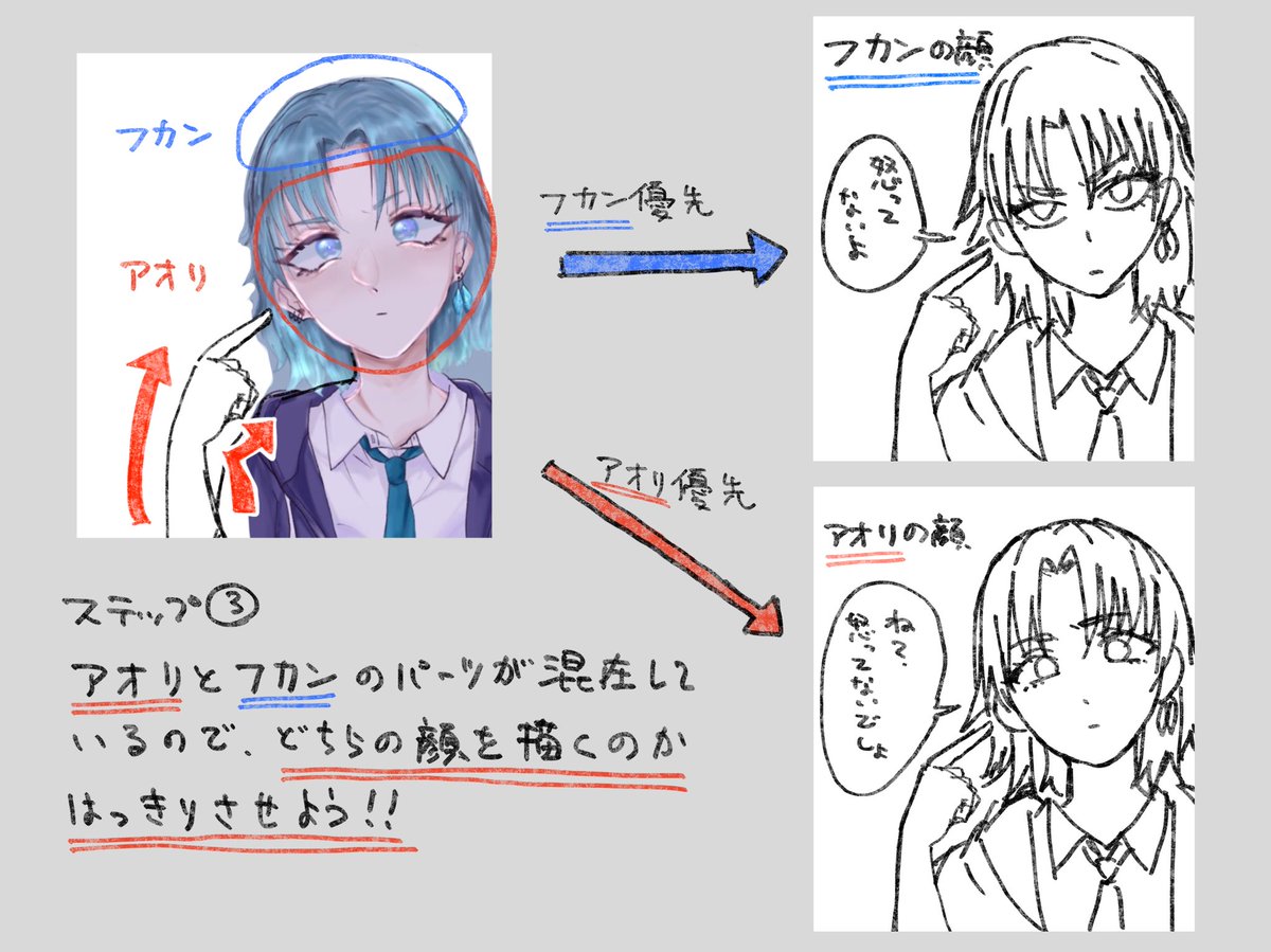【秒でわかるイラスト添削】
むらさきさん(@ELLY1987921 )は
目が特徴的で、手も描ける実力者!
いろいろ気付くせいで苦悩する時期ですね…
まだまだ伸び代がたくさんあるので楽しみです❗️(*゜▽゜*)