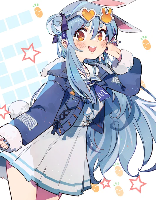 新衣装かわいい! 🥕
#ぺこらーと #兎田ぺこら新衣装 