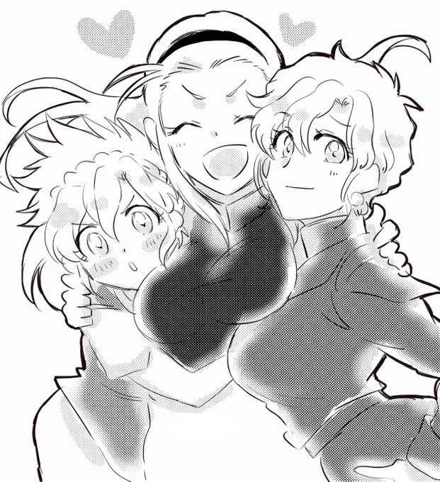 ベルナデットちゃんとヨナさんとベラ様 