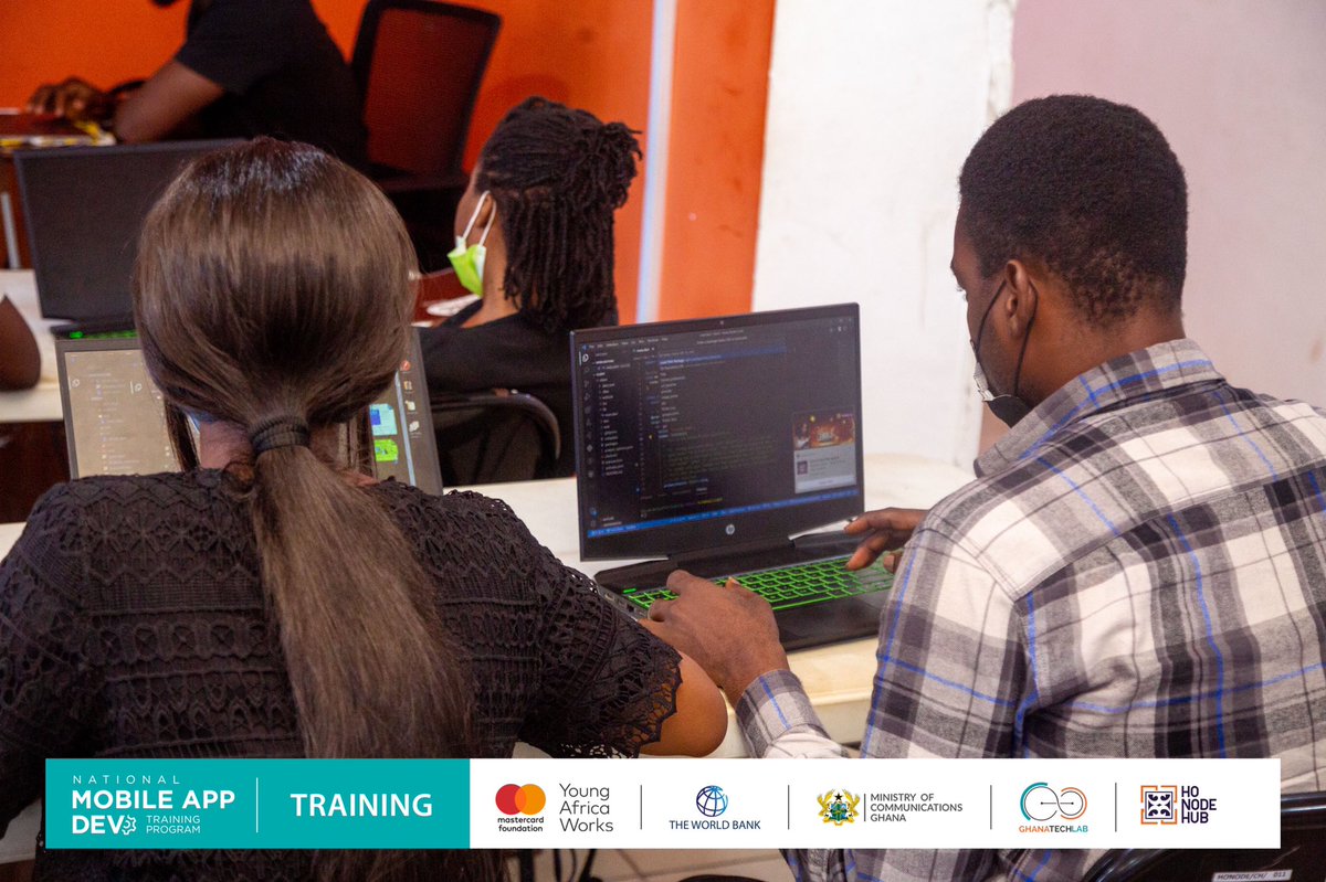 NodeEight's tweet photo. We are the final week of our #SixWeek long mobile application training with Flutter. 

Our cohort of trainees are well poised to begin the next phase of the project with their exciting and ground breaking ideas. watch this space for more updates. 

https://t.co/pDIacEiRb4 https://t.co/c0wcgOoZRk