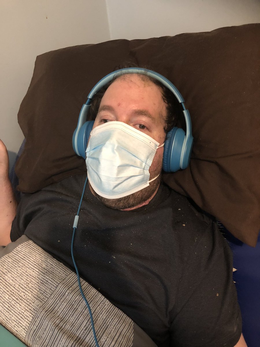 cvidisability's tweet photo. People remember the #COVID19 #pandemic is not over! One of my fears has come true I’m now a close contact of a disability support worker. Yet because of #disability means I need carers and can not physically distance please #GetVaccinated and #wareamask https://t.co/gogKOiAaar