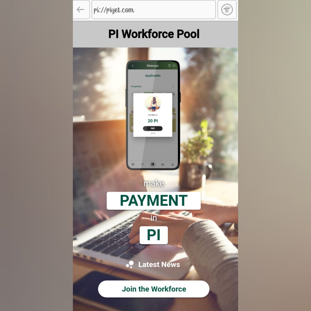 MAINNET is almost here !!!

Freelancing will be as easy as Pi

You will be able to pay for services using Pi on WorkforcePool. 

You will earn more Pi by selling services on WorkforcePool. 

#easyfreelance #earnpi #spendpi #pinetwork #pimainnet #pinewszone #picoreteam #PiNetwork