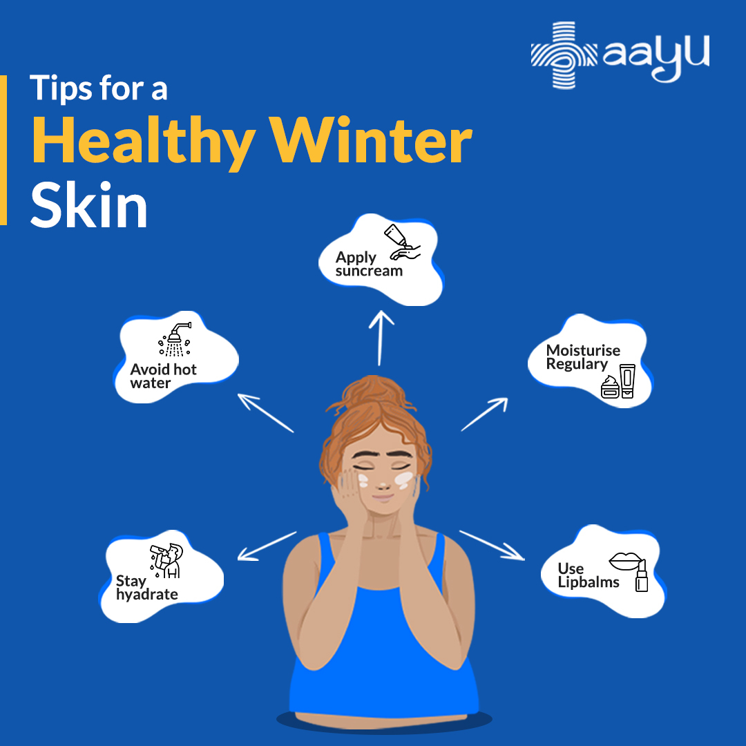 Some winter skincare tips for you.
P.S - Sip warm water in winter

Tell us about your skincare tips this winter, in the comments below. Follow the link in the bio to talk to a skin specialist if you have any questions. 👇
bit.ly/Book_consult
#skincare #wintercaretips #health