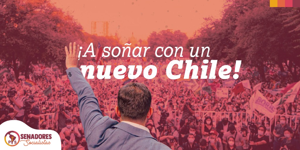 Tenemos ya un Presidente joven. Es tiempo de valorar la democracia que tenemos, de esforzarnos por más justicia y por supuesto, de soñar con un nuevo Chile, que tendrá a Gabriel Boric (@gabrielboric) como el Presidente más joven y más votado de la historia de nuestro país
