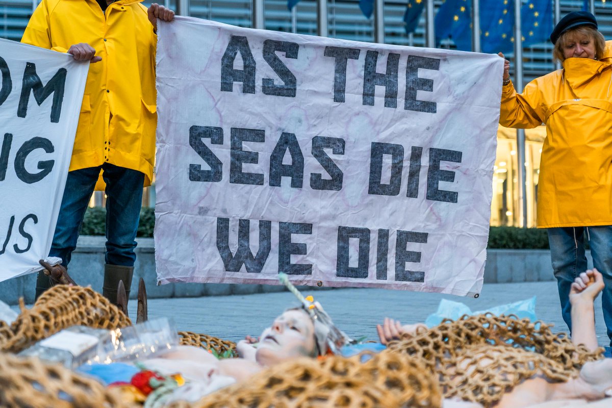 #AsTheSeaDiesWeDie. When the seabed is damaged by bottom trawling, 'blue carbon' is released, switching the seabed from a carbon sink to a source of CO2 and of methane. The actual footprint of some bottom trawled seafood is likely higher than any other food, including beef.