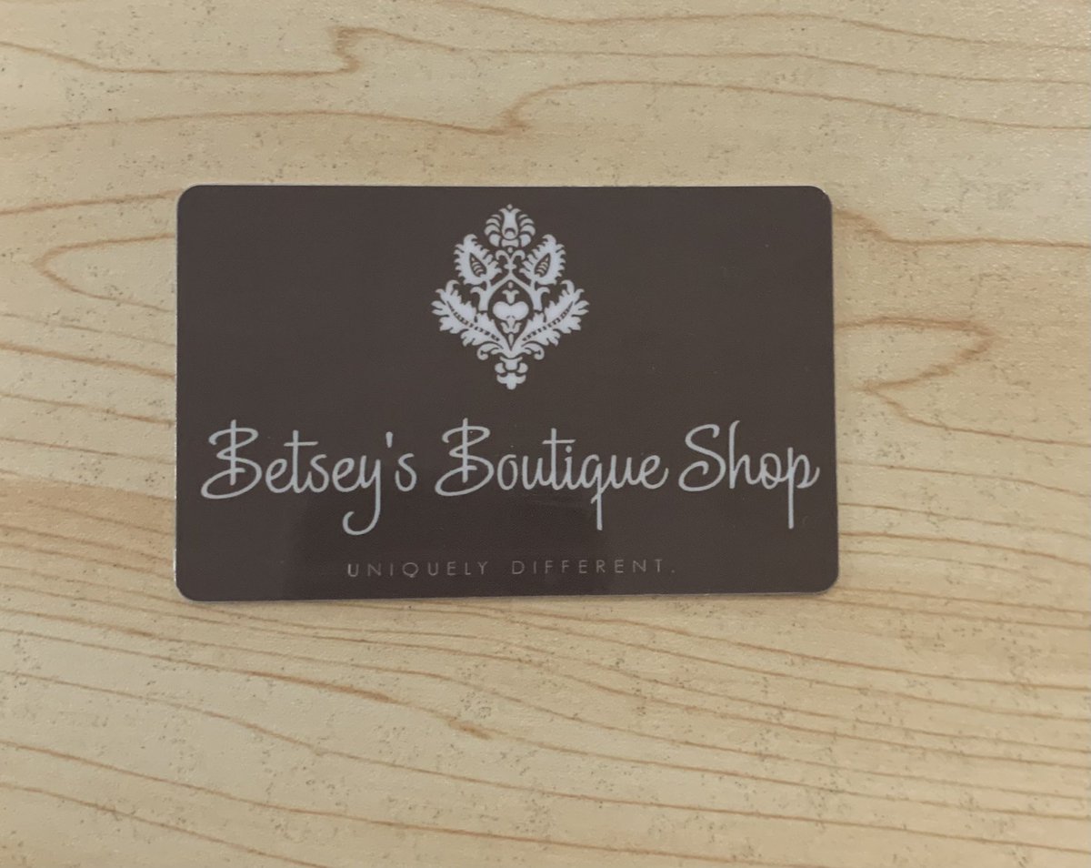 🎁12 Days of giveaways Day 8 🎁
🔘 We are giving away 12 gift cards/certificates from local businesses. 
🔘 Day 8- $247.00 gift certificate to Betsy's Boutique. You have until 11:59pm to enter the drawing. 
🔘 To be entered in the drawing you need to like and retweet this tweet.