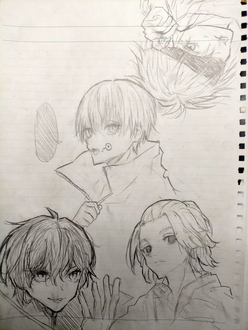 呪術 東リベ らくがき 