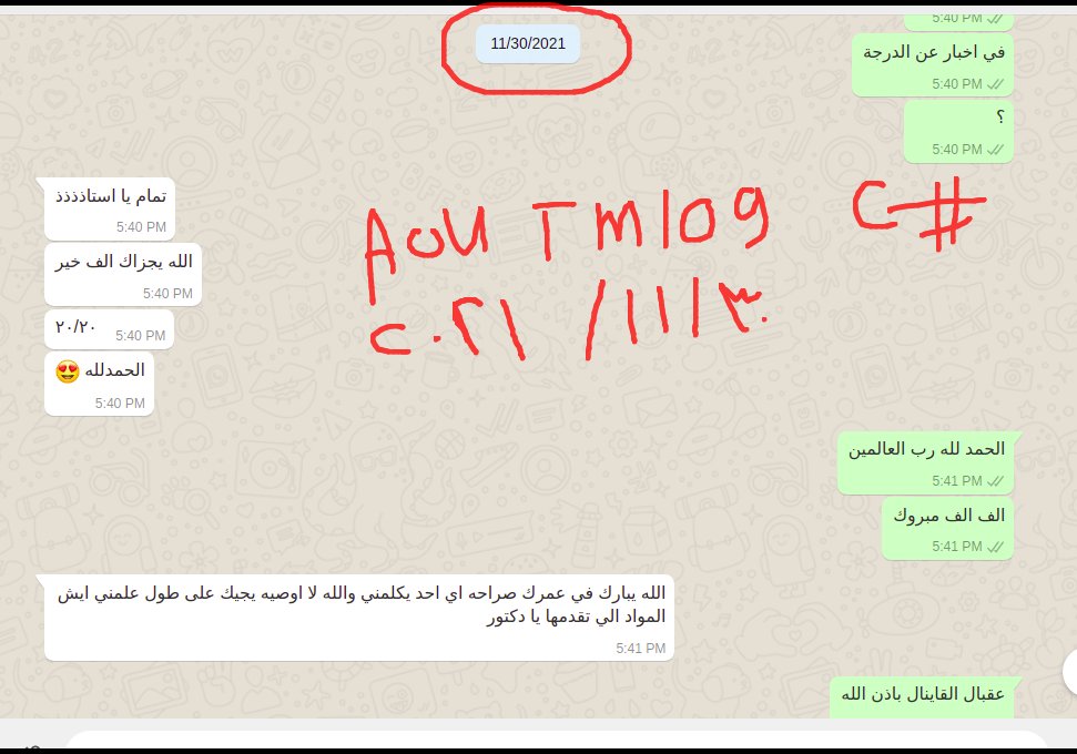 _RamadanIbrahim's tweet photo. درجات طلابي لمادة سي شارب Tm109 بالواجب - الكورس الحالي https://t.co/B3uCrPkohJ