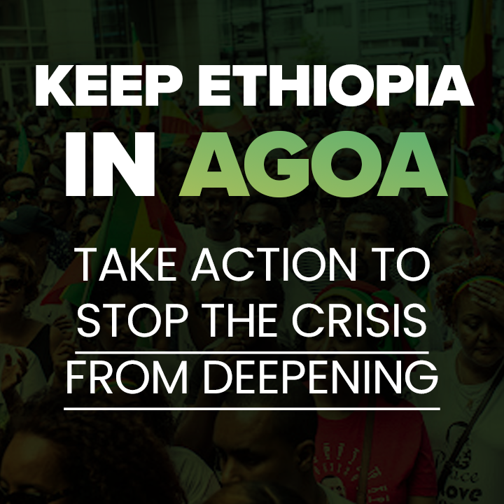 AmericaEthiopia's tweet photo. The crisis in #Ethiopia will be exacerbated ten-fold if the country is delisted from AGOA. Thousands of people will lose jobs and poverty will skyrocket, fueling instability.

It is vital that @POTUS reverses this decision now. 

Sign the petition - https://t.co/oRpXoG98eO https://t.co/aLaxbCvebS