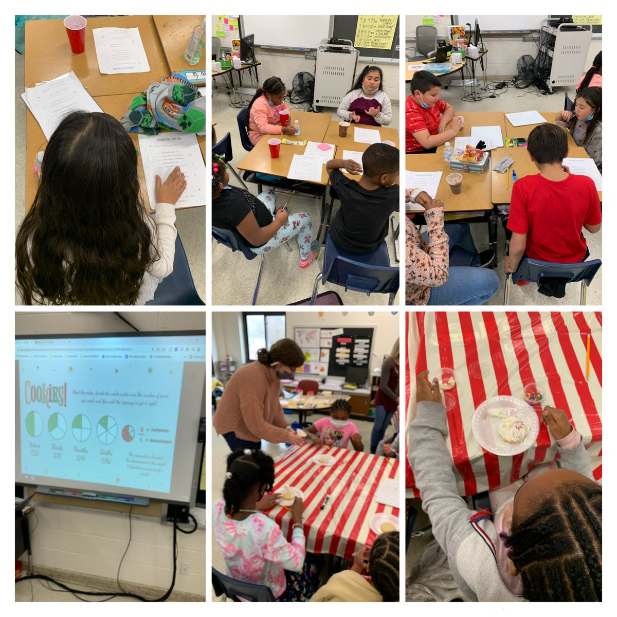 rcarrcoach's tweet photo. BT collaboration in action! BT 1's Emily Ford and Keyona Yarborough share engaging hands-on tasks to practice bar graphing and fractions across their third grade classrooms! So refreshing to witness! @NewlinElem #knowyourimpact #coachingmatters https://t.co/2Hf4qdCmYk