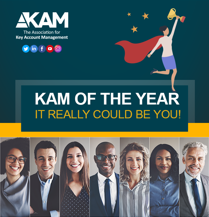 Have you submitted your KAM of the Year 2021 application yet? 🏆There’s still time - deadline 31st December. Find out more: a4kam.org/key-account-ma… #kam #kamoftheyear #award #keyaccountmanager #keyaccountmanagement