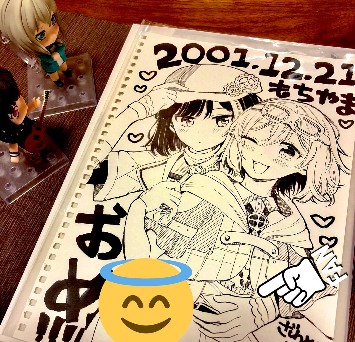 2001年の望山宛に(?)じゃんぼさんから誕プレ蘭モカを頂いた!!という自慢です、𝑩𝑰𝑮 𝑳𝑶𝑽𝑬…🎁 