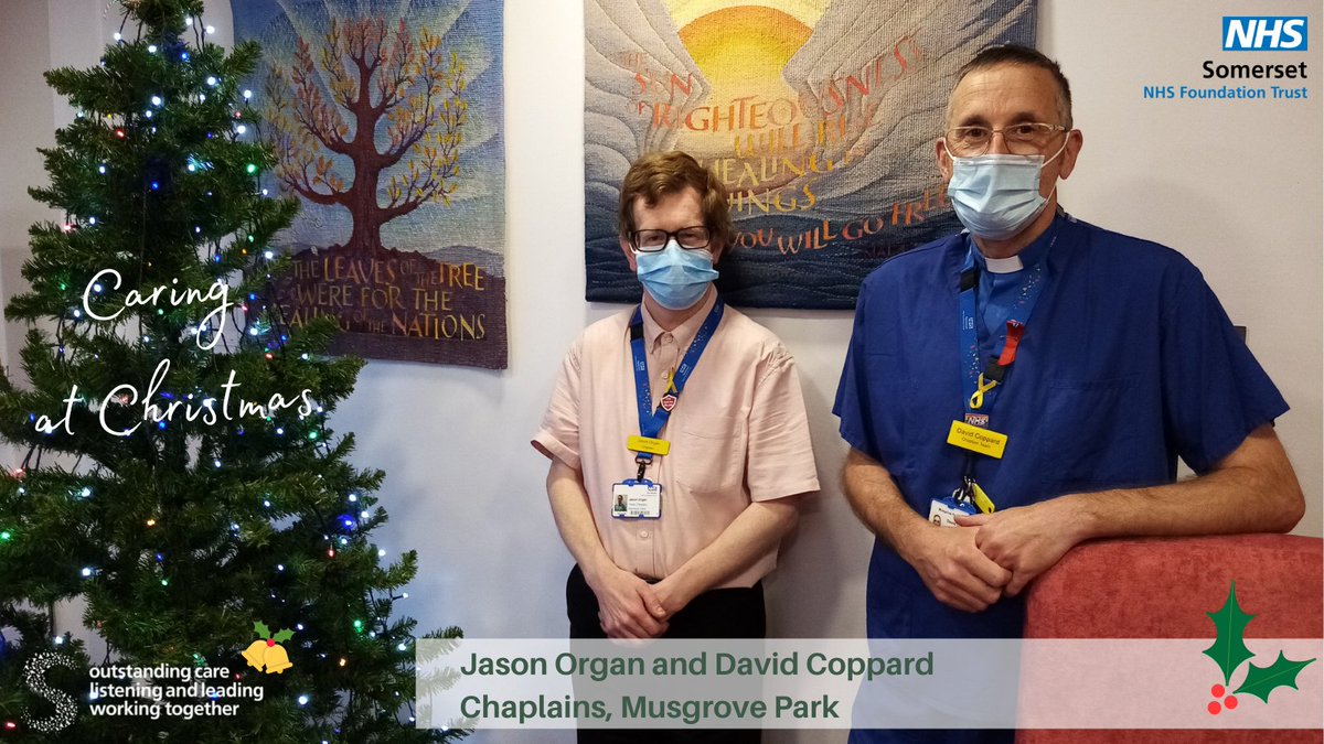 SomersetFT's tweet image. Whether it’s a friendly ear or supporting word, our chaplains at Musgrove Park are just one of the teams who will be caring for patients, relatives and colleagues during the holidays. 

The chapel is also always open – and there’s often chocolate on offer too! #CaringatChristmas