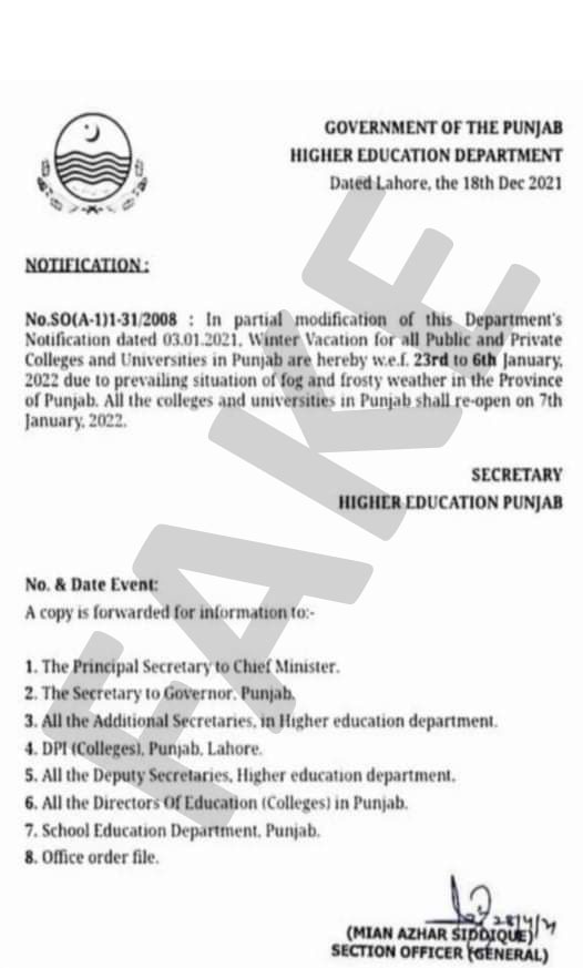 HED Punjab Official tweet media