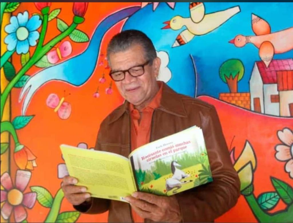Para el amigo oriental
Con tallado artesanal
Inscribiré cual cronista
En estrofa decimista
Earle vivió intensamente
Como farol refulgente
Con su pluma esclarecida
Dejó una lumbre encendida
Y se marchó de repente.
Yldefonso Finol, Epitafio para Earle Herrera.
¡Vuela Alto Camarada!