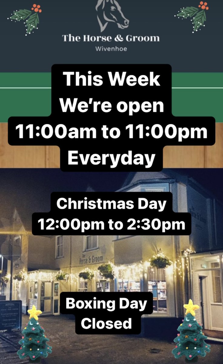 The Horse & Groom - Wivenhoe tweet media