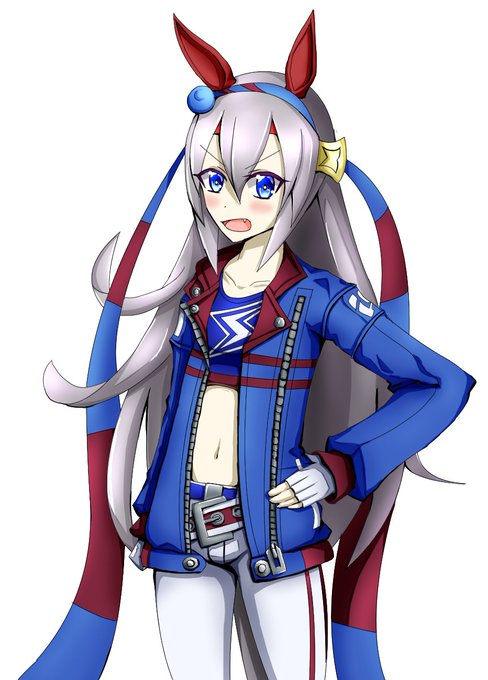 タマモクロス様は過去に描いたから出ると信じておかないと心が折れる。 #タマモクロス 