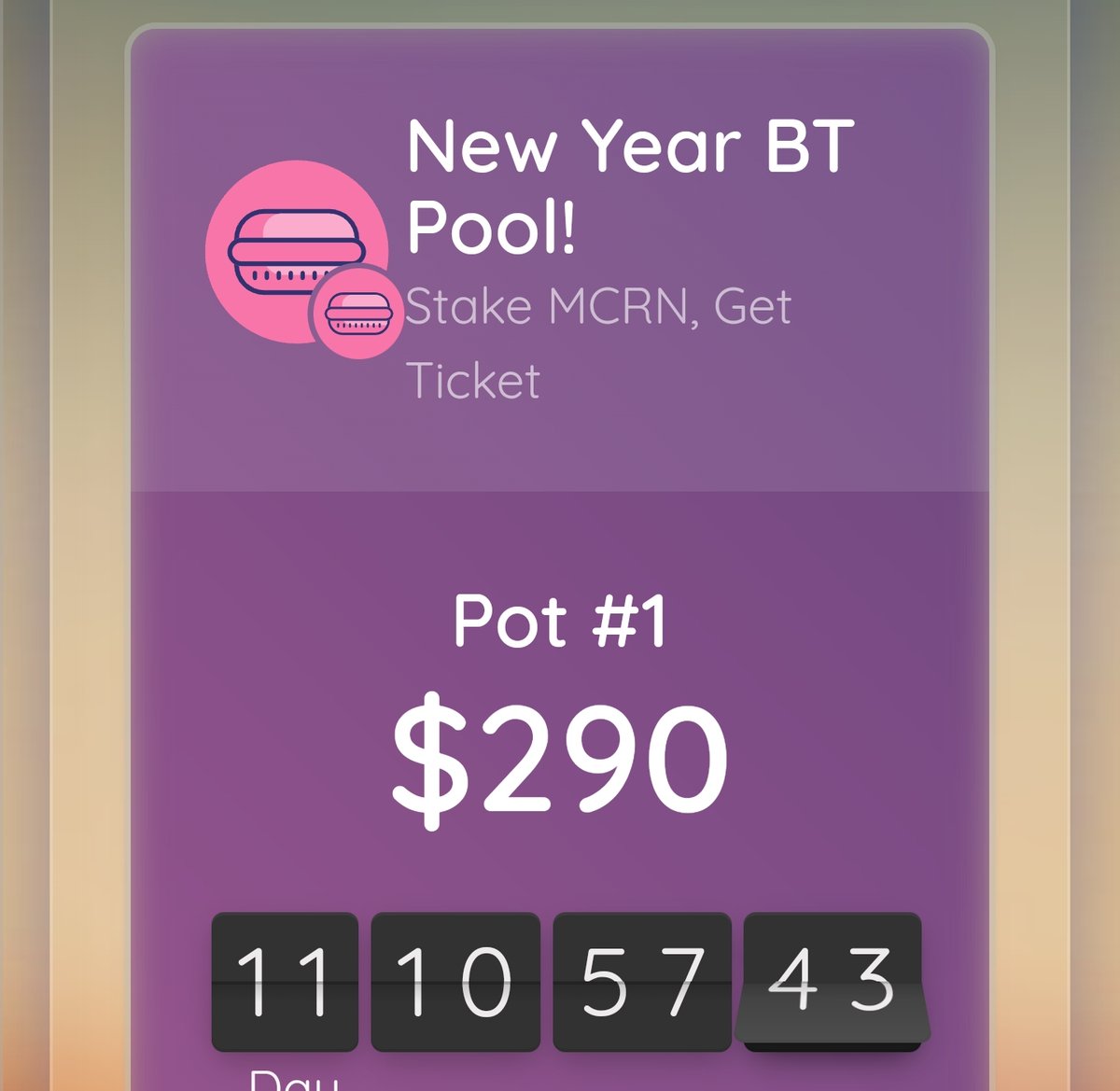 macaronswap's tweet photo. βοΈ #BoxTogether Happy New Year Pot is up and running!
Hurry up to take part of lossless lottery!
π₯ Every participants will have chance to claim New Year #NFT.
#MacaronSwap #YieldFarming #DeFi #BSC #HODL #BUIDL #DeFi https://t.co/R3KqOaDqsR