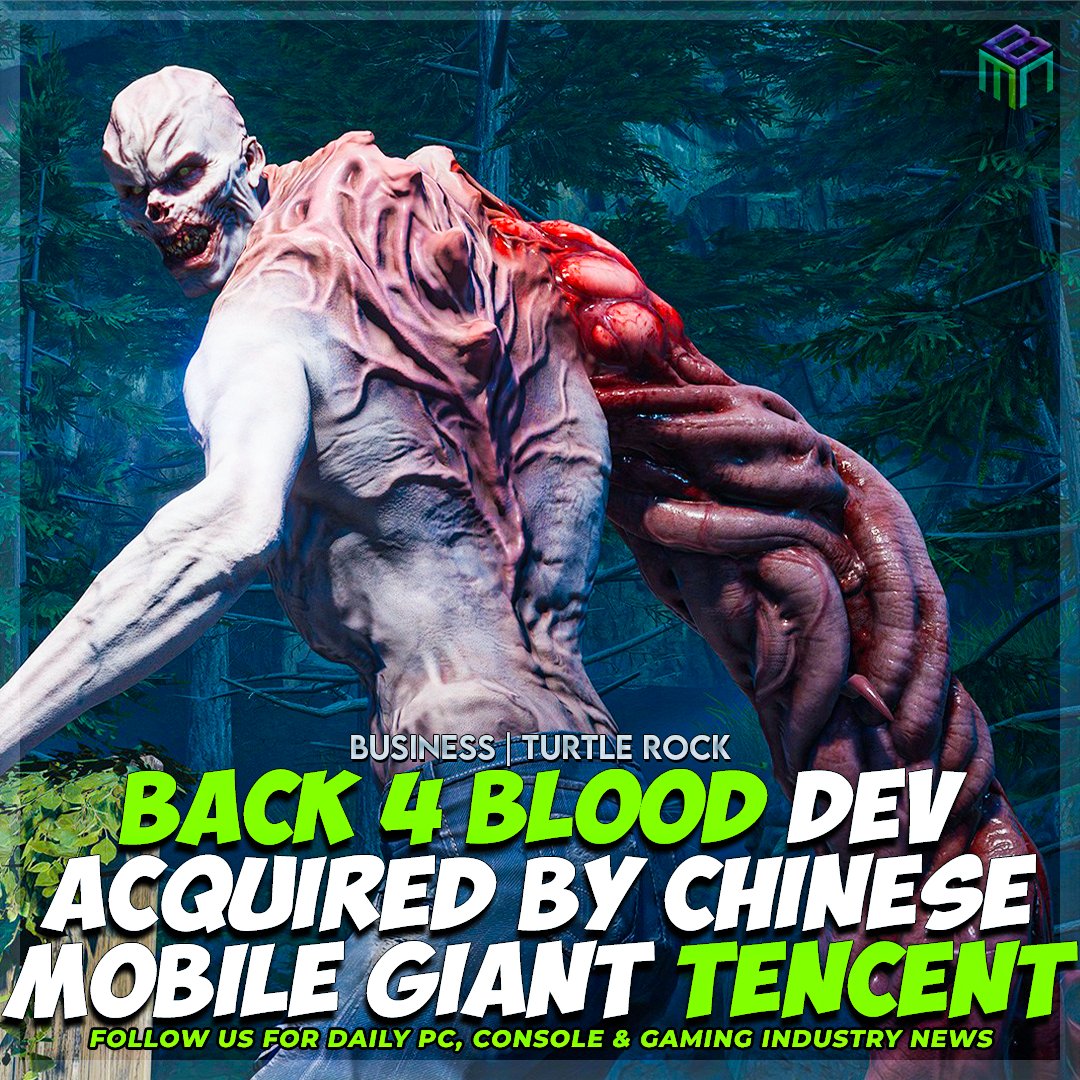 allanbuildsbase's tweet image. #gamingindustrynews: Chinese game dev #Tencent have acquired #Slamfire, the parent company of #Back4Blood developers #TurtleRockStudios. ⁠

Statement: l8r.it/WxkQ
