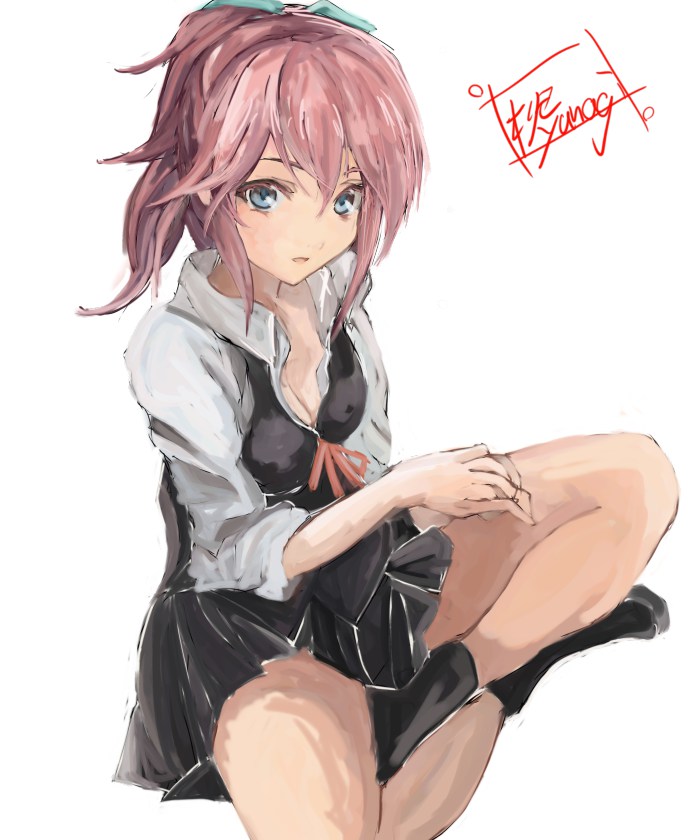 不知火(艦これ) 「ぬいぬいとむちむち太もも
#艦これ版深夜の真剣お絵描き60分一本勝負
#艦これ版」|柳のイラスト