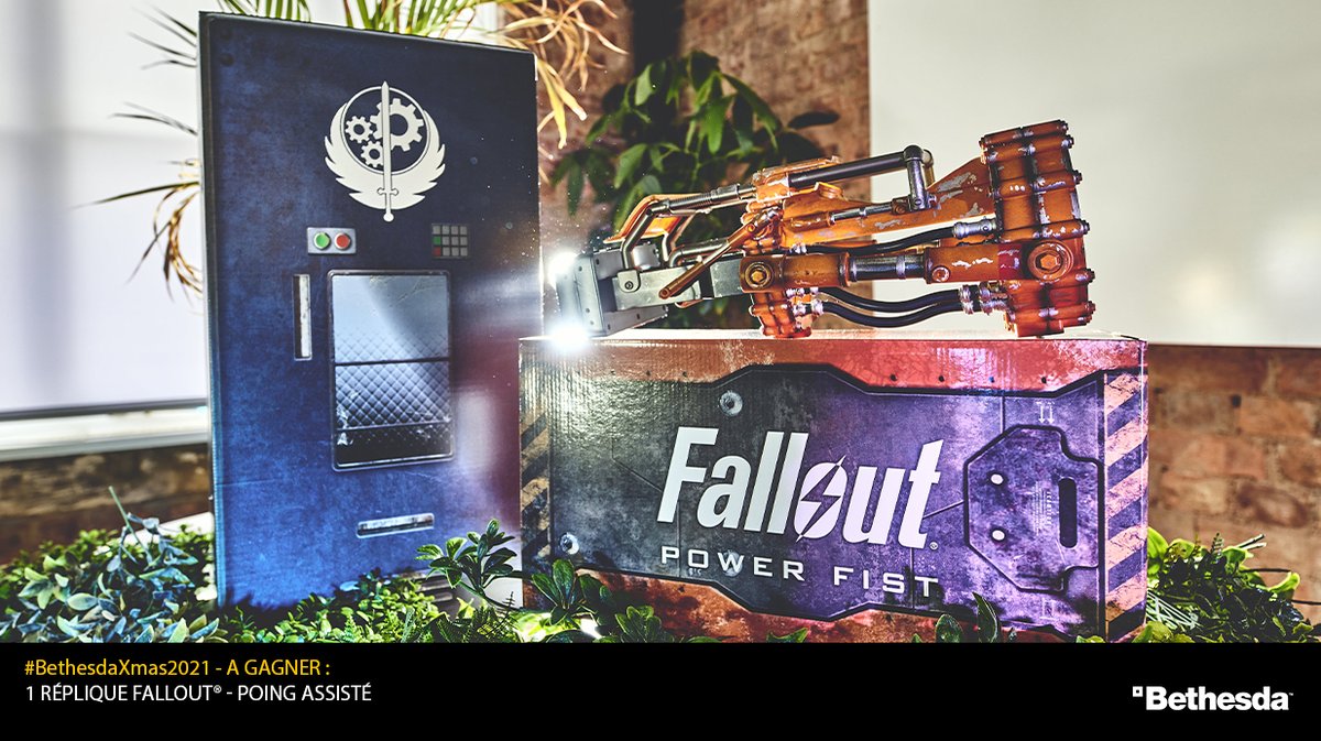 Bethesda_fr's tweet photo. À gagner à l'occasion de notre calendrier de l'Avent ! 🎅

Cette fois-ci, tentez de remporter une réplique #Fallout du poing assisté :
⛄ Suivez notre compte
⛄ Retweetez ce tweet avec le hashtag #BethesdaXmas2021

Vous avez jusqu'au 25 décembre. 🎄
https://t.co/auIHjaij2x https://t.co/ARkzoB86yt